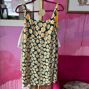 Diane Von Furstenberg Yellow Floral Dress